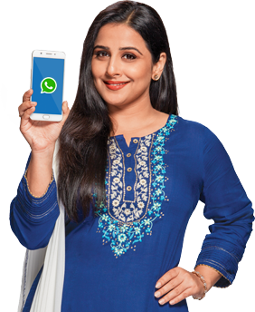 Muthoot Blue - Whatsapp Number: Vidya Balan :  Muthoot Fincorp