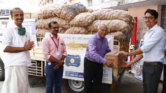 Muthoot Pappachan Group has handed over essential supplies worth Rs. 2 Lakhs