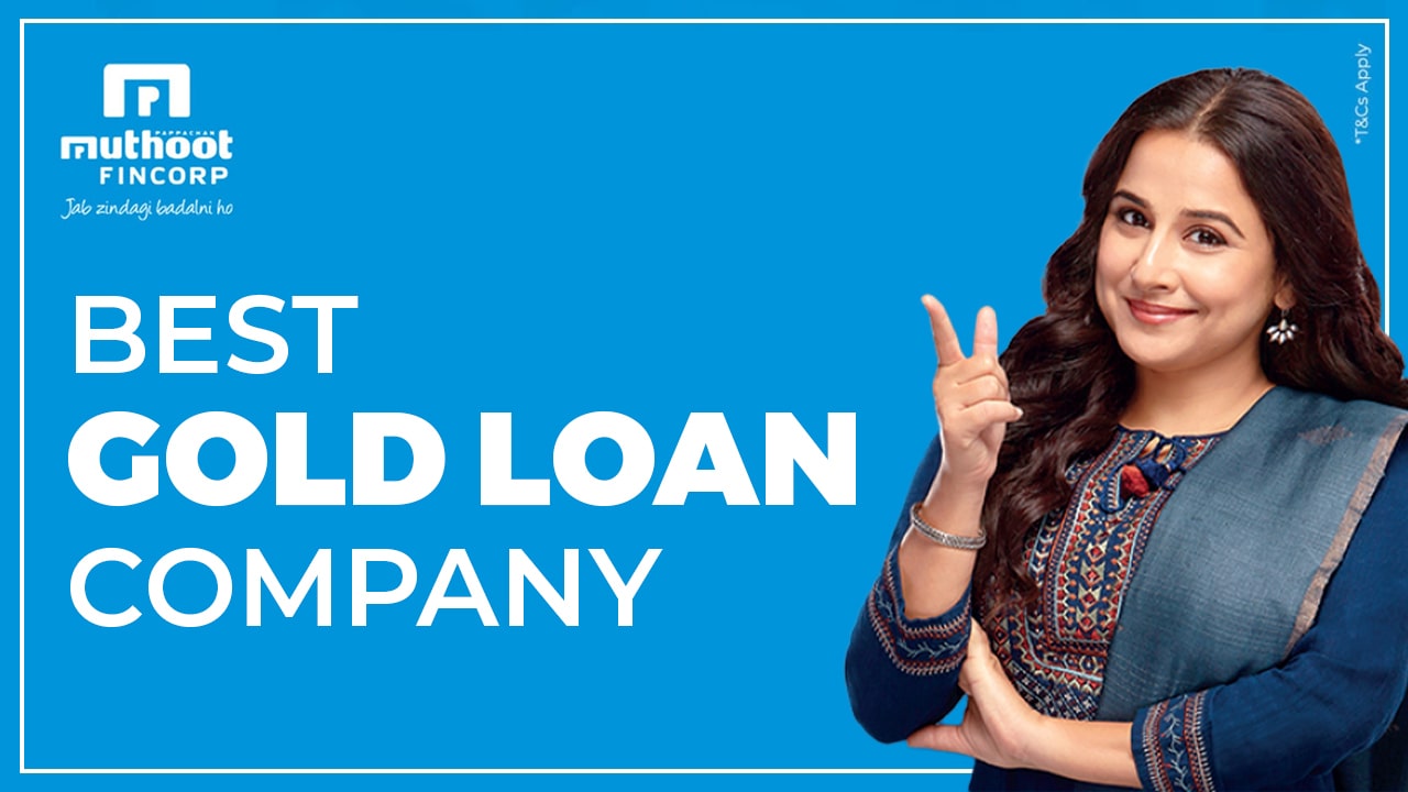 Muthoot FinCorp best gold loan company in India